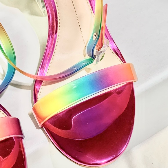 Gianni Bini Liyra Rainbow Heels NWOB - Picture 8 of 12